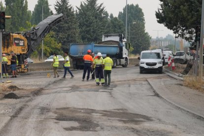 Obras de humanización de la VA-20.