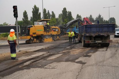 Obras de humanización de la VA-20.