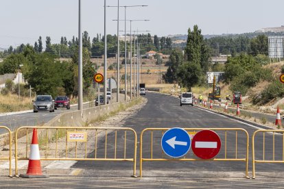 Obras VA20 entre la carretera de Soria y la de Renedo.