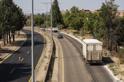 Obras VA20 entre la carretera de Soria y la de Renedo.