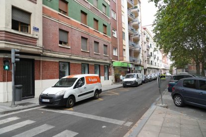 Obras en la calle Espíritu Santo.