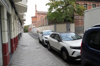 Obras en la calle Espíritu Santo.