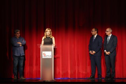 La viceconsejera de Acción Cultural, Mar Sancho, en la inauguración de la XXVIII Feria de Teatro de Castilla y León