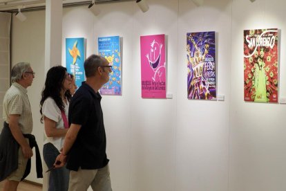 Exposición de carteles de las fiestas de la virgen de San Lorenzo