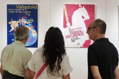 Exposición de carteles de las fiestas de la virgen de San Lorenzo