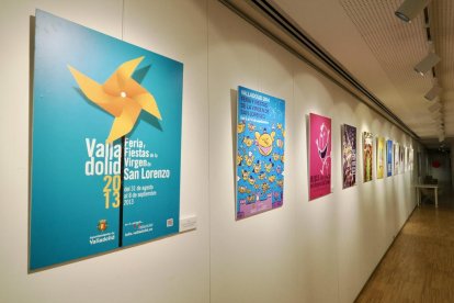 Exposición de carteles de las fiestas de la virgen de San Lorenzo
