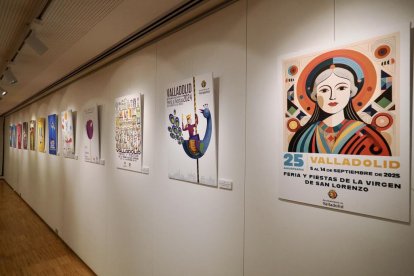Exposición de carteles de las fiestas de la virgen de San Lorenzo