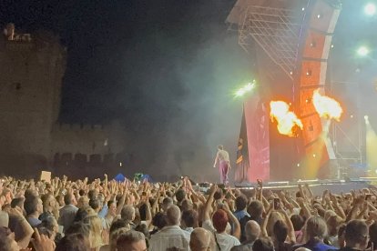 Concierto de Manuel Carrasco en el Castillo de La Mota de Medina del Campo