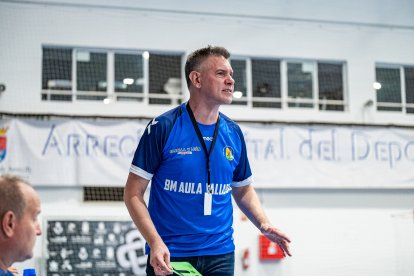Salva Puig durante el duelo inaugural en Lanzarote.