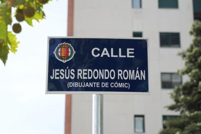 Inauguración de la calle Jesús Redondo en la Ciudad de la Comunicación.