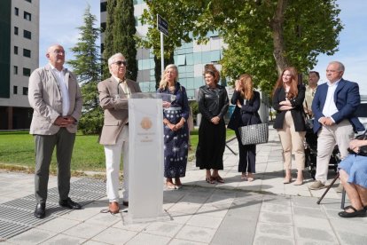 Inauguración de la calle Jesús Redondo en la Ciudad de la Comunicación.