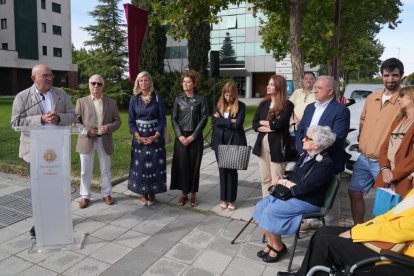 Inauguración de la calle Jesús Redondo en la Ciudad de la Comunicación.