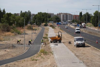 Obras de humanización de la VA-20.