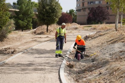 Obras de humanización de la VA-20.
