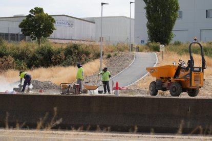 Obras de humanización de la VA-20.