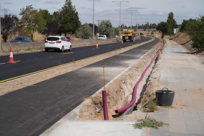Obras de humanización de la VA-20.
