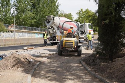 Obras de humanización de la VA-20.