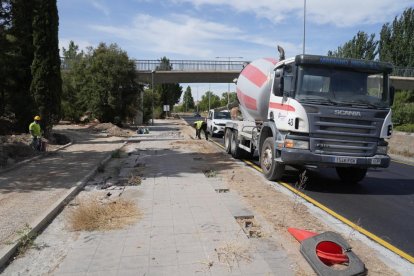 Obras de humanización de la VA-20.