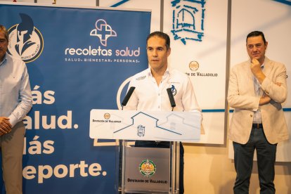 Mario Arranz, en la presentación del Torneo Diputación de Balonmano.