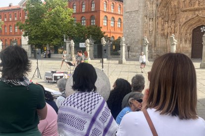 Movilización en Valladolid de Marea Palestina por los 18.500 menores asesinados en Gaza