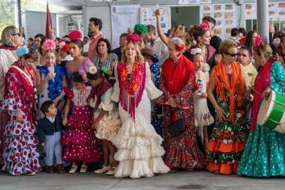 Inauguración de la Feria del Folklore y la Gastronomía de Valladolid.