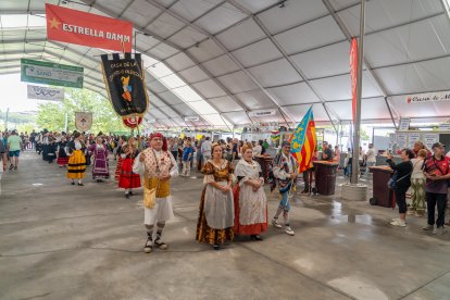 Inauguración de la Feria del Folklore y la Gastronomía de Valladolid.