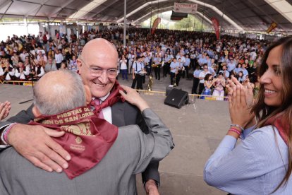 Inauguración de la Feria del Folklore y la Gastronomía de Valladolid.