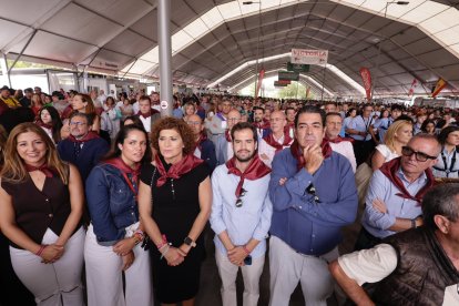 Inauguración de la Feria del Folklore y la Gastronomía de Valladolid.