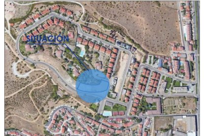 Parcela donde se construirán 22 viviendas en La Cumbre