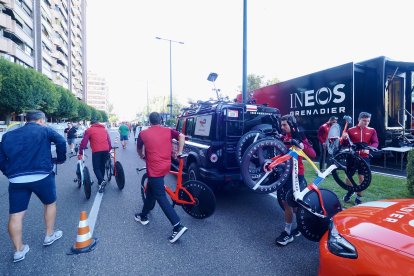 Valladolid, 'sitiada' para la celebración de la contrarreloj de la Vuelta.