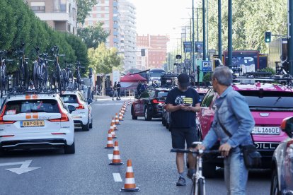 Valladolid, 'sitiada' para la celebración de la contrarreloj de la Vuelta.