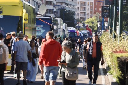 Valladolid, 'sitiada' para la celebración de la contrarreloj de la Vuelta.