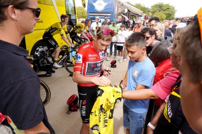 Etapa 19 de La Vuelta a España a su paso por Rueda.