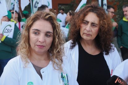 Concentración de sanitarios en Valladolid