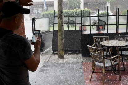 Tormenta en Valladolid