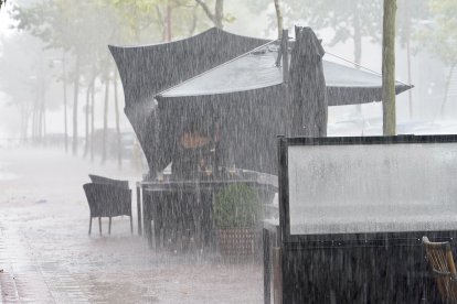 Tormenta en Valladolid