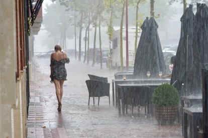 Tormenta en Valladolid