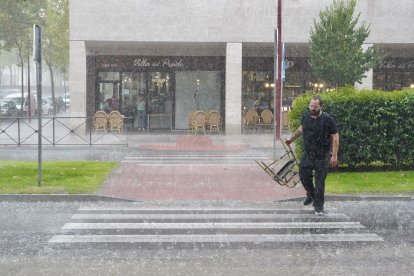 Tormenta en Valladolid