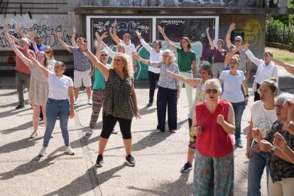 Fotos del ensayo del flashmob este sábado en Valladolid