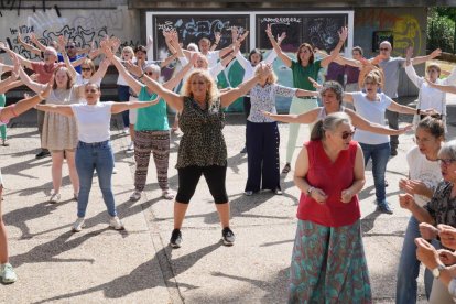 Fotos del ensayo del flashmob este sábado en Valladolid