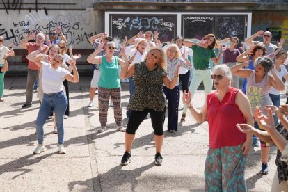 Fotos del ensayo del flashmob este sábado en Valladolid