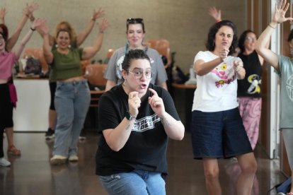 Fotos del ensayo del flashmob este sábado en Valladolid