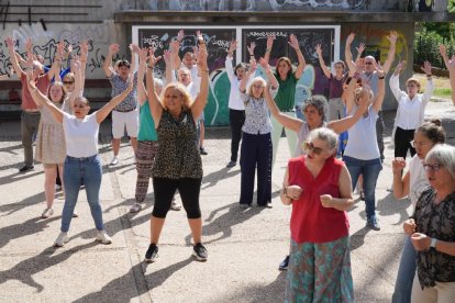 Fotos del ensayo del flashmob este sábado en Valladolid