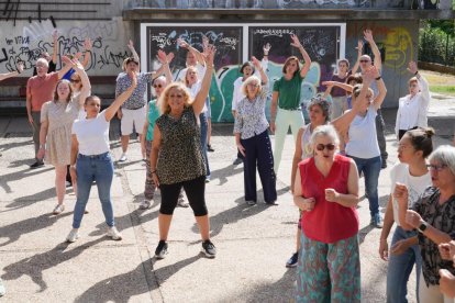 Fotos del ensayo del flashmob este sábado en Valladolid