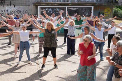 Fotos del ensayo del flashmob este sábado en Valladolid