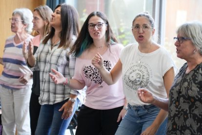 Fotos del ensayo del flashmob este sábado en Valladolid