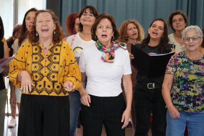 Fotos del ensayo del flashmob este sábado en Valladolid