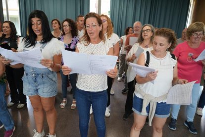 Fotos del ensayo del flashmob este sábado en Valladolid