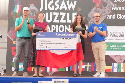 Final del concurso mundial de puzzles en Valladolid