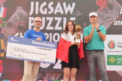 Final del concurso mundial de puzzles en Valladolid